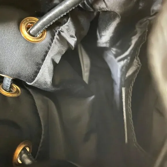 VERSACE Small Medusa Nylon Bucket Bag - Picture 11 of 13